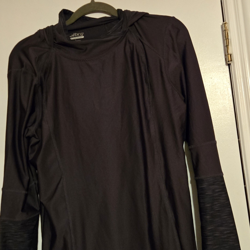 Dark Grey Long Sleeve Athletic Top